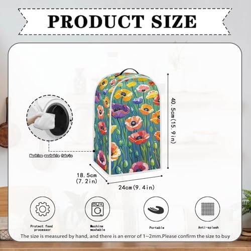 Protector Universal para Licuadoras en Poliéster con Diseño Floral miniatura 6