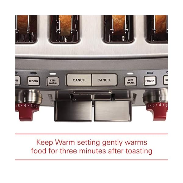 Wolf Gourmet 4Slice ExtraWide Slot Toaster with Shade Selector, Bagel