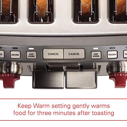 Wolf Gourmet 4Slice ExtraWide Slot Toaster with Shade Selector, Bagel