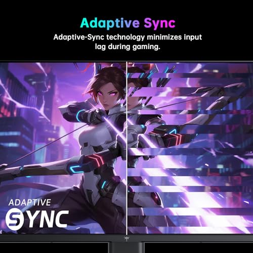 Image of KTC 24.5 Inch 300Hz Gaming Monitor, FHD 1080P 240Hz Fast IPS Monitor, HDR, FreeSync, DisplayPort x1 HDMI x2, 119% sRGB, Height /Pivot /Tilt Adjustment, VESA Support, H25Y7