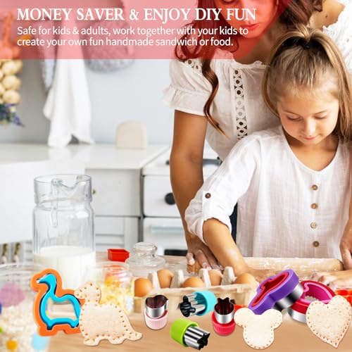 30% Off 22-Piece Kids Sandwich Cutter & Sealer Set - Image 4