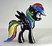 Funko My Little Pony Rainbow Dash Exclusive Vinyl Figure [Black Glitter]