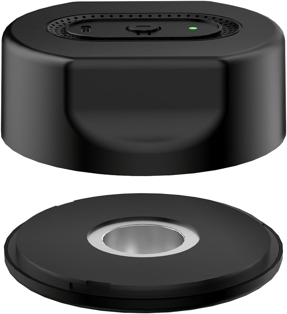 QUMOX Kit Ahumador para Cócteles con 6 Sabores de Virutas de Madera – KZ-31 Ahumador para Whisky Recargable USB-C, Apagado Automático, Sin Butano, Idea de Regalo para Amantes de los Cócteles