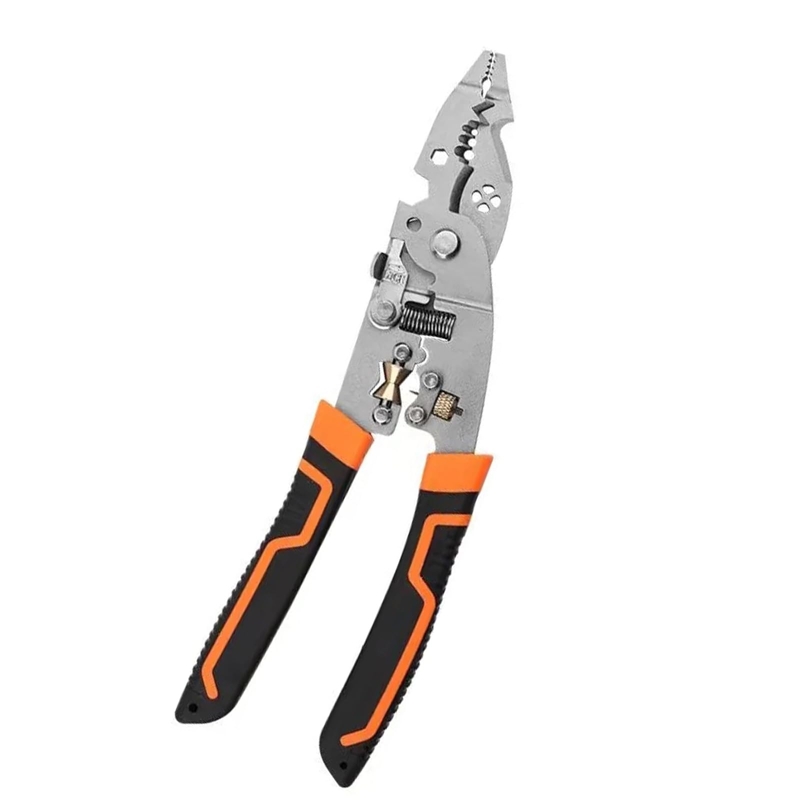 Lxxaofdc Compact Portable 10 In 1 Wire Stripper Crimping Pliers Cable Cutter For Efficient Electrical Maintenance And Repair Ergonomic Handle Pliers