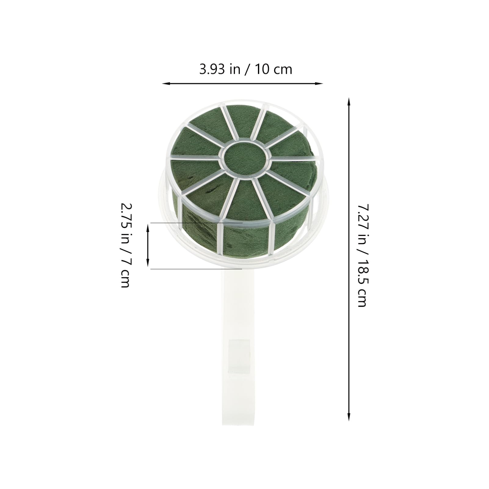 HOMSFOU 3pcs Wedding Bouquet Holders Floral Foam Cages for DIY Flower Arrangement Durable Mud Support for Fresh Flowers for Wedding Decorations and Floral Art