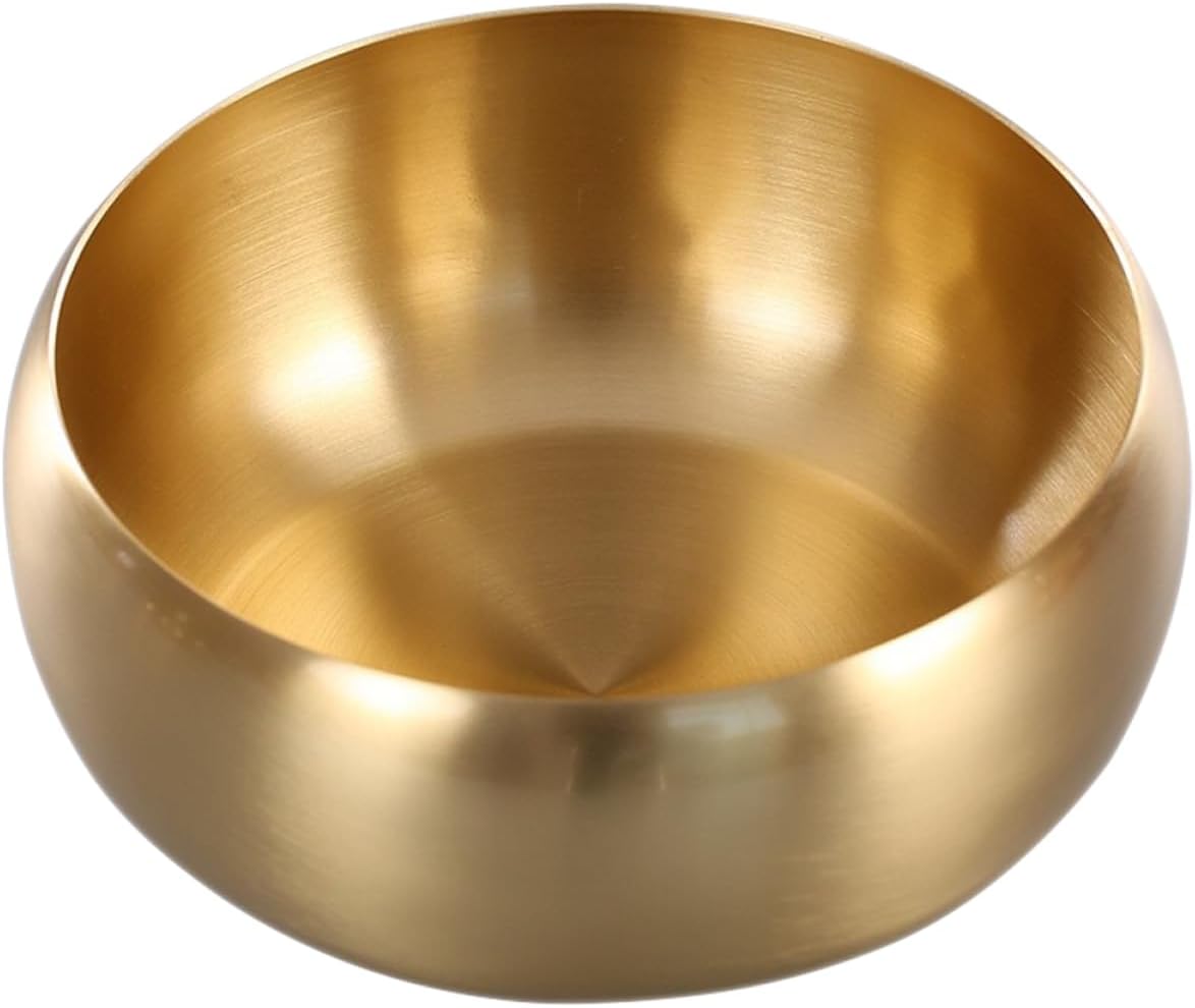 Ciieeo Sturdy Brass Tea Washing Bowl Matcha Bowl Spout Home Tea Ceremony Supplies