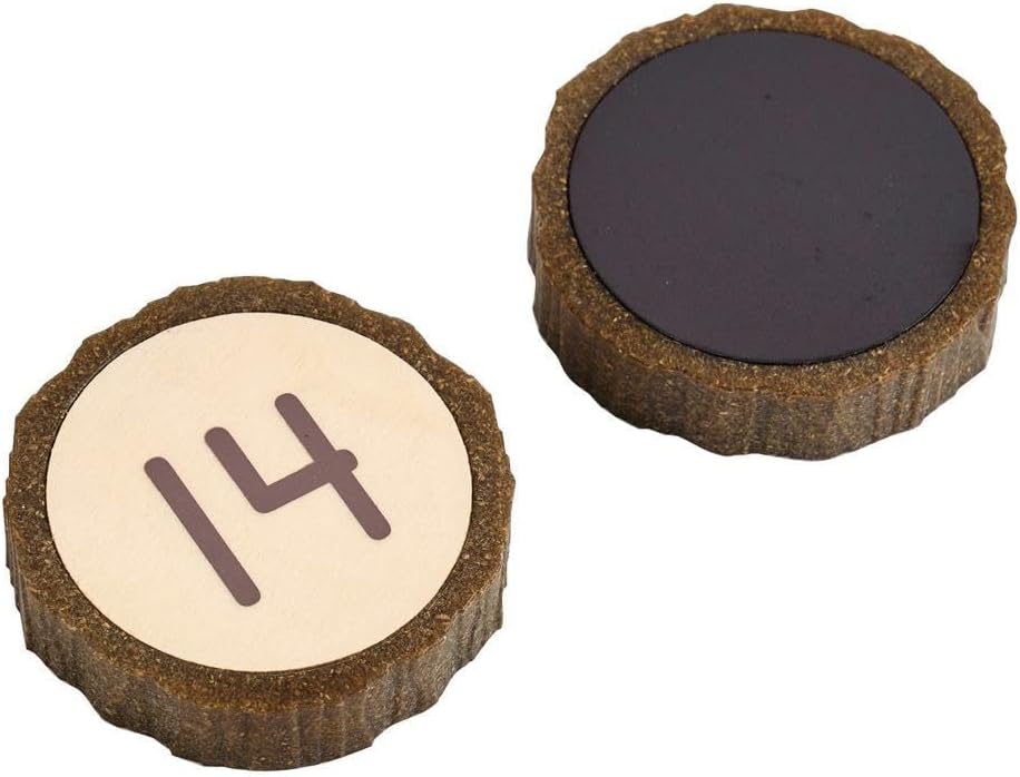 Kaplan Early Learning Magnetic Wood Cookie Counters - 21 Pieces