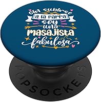 Vista 6 de Una Masajista Fabulosa Divertida Mujer Uniforme Masajes PopSockets MagSafe PopGrip para iPhone