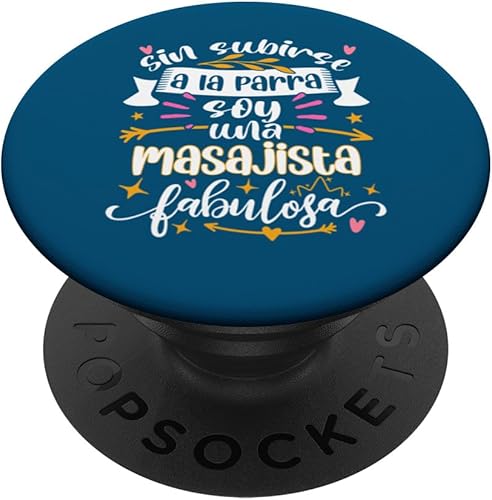 Una Masajista Fabulosa Divertido Mujer Uniforme Masajes PopSockets Estándar PopGrip