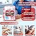 Gevoke 400 Piece First Aid Kit - Organized Dual-Layer Wall-Mountable Hard Case Medical Kit for Home, Car, Camping, Travel, Hiking, Truck, Office, Sports, Vehicle & Outdoor Emergencies