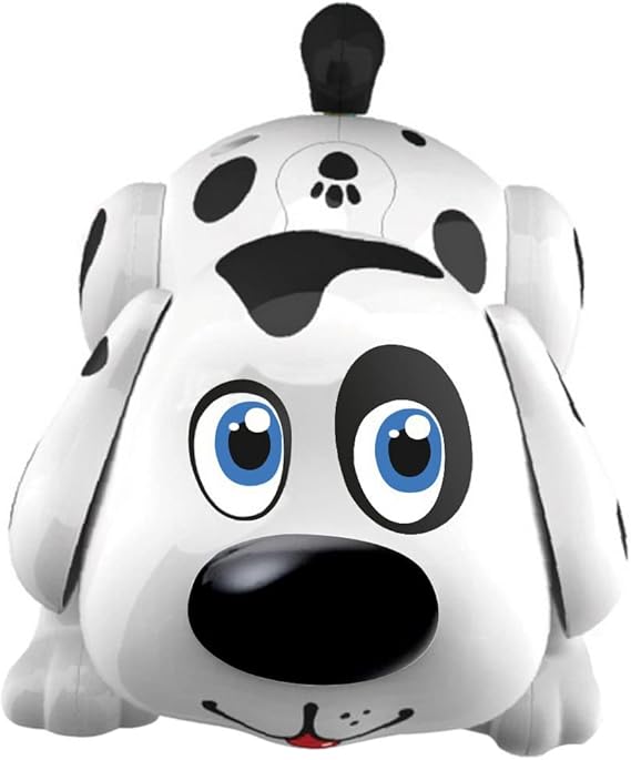 WEofferwhatYOUwant Robot Dog Harry – Electronic Interactive Dalmatian Puppy Toy for Toddlers – Touch-Activated, Singing, Barking, Walking – Smart Bump & Go Robot Pet Dog Toy for Kids Ages 2+
