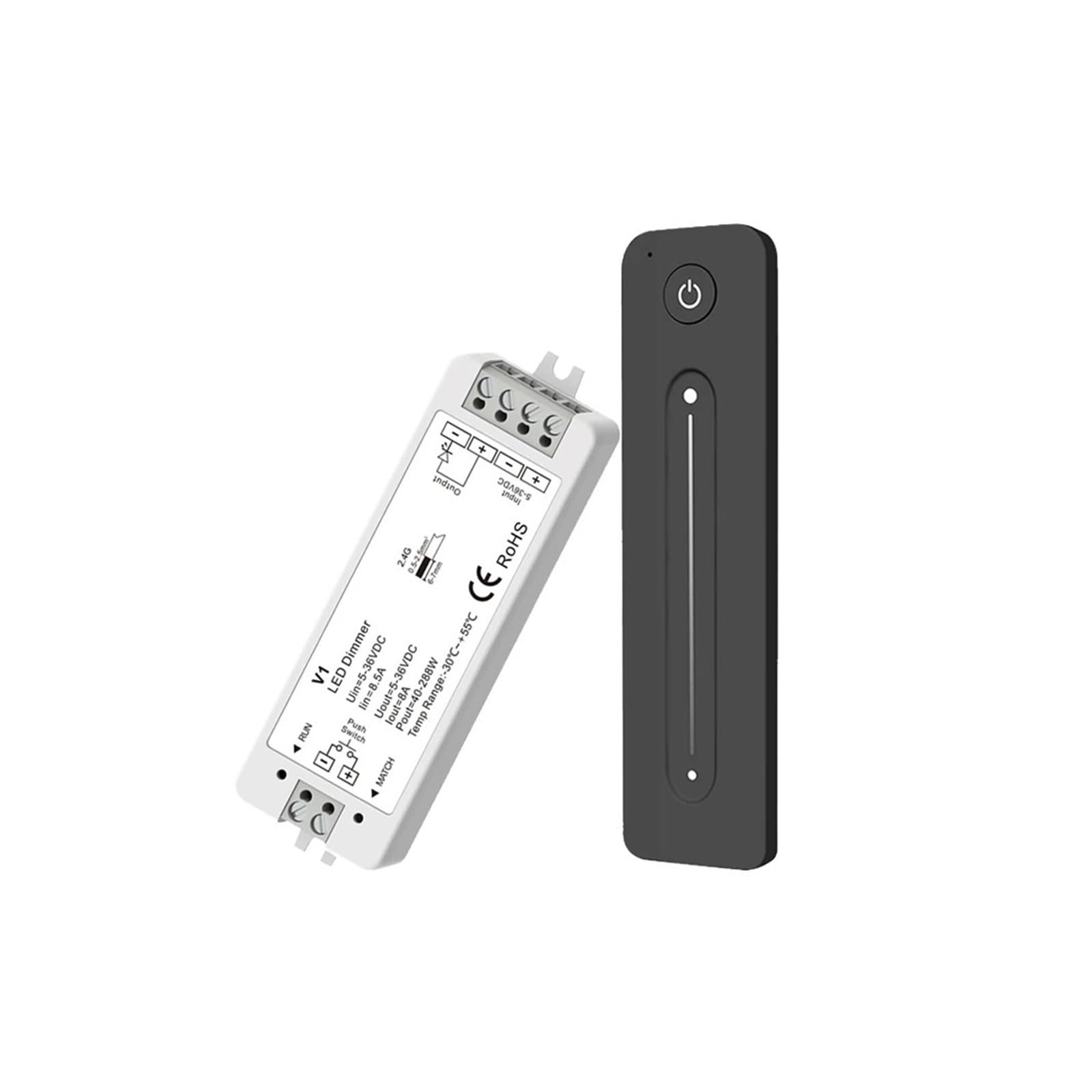 Variateur LED tactile 2.4G à gradation fluide pour éclairage architectural
