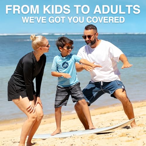Image of Kanu Surf Boys' Hangout UPF 50+ Sun Protective Rashguard Swim Shirt