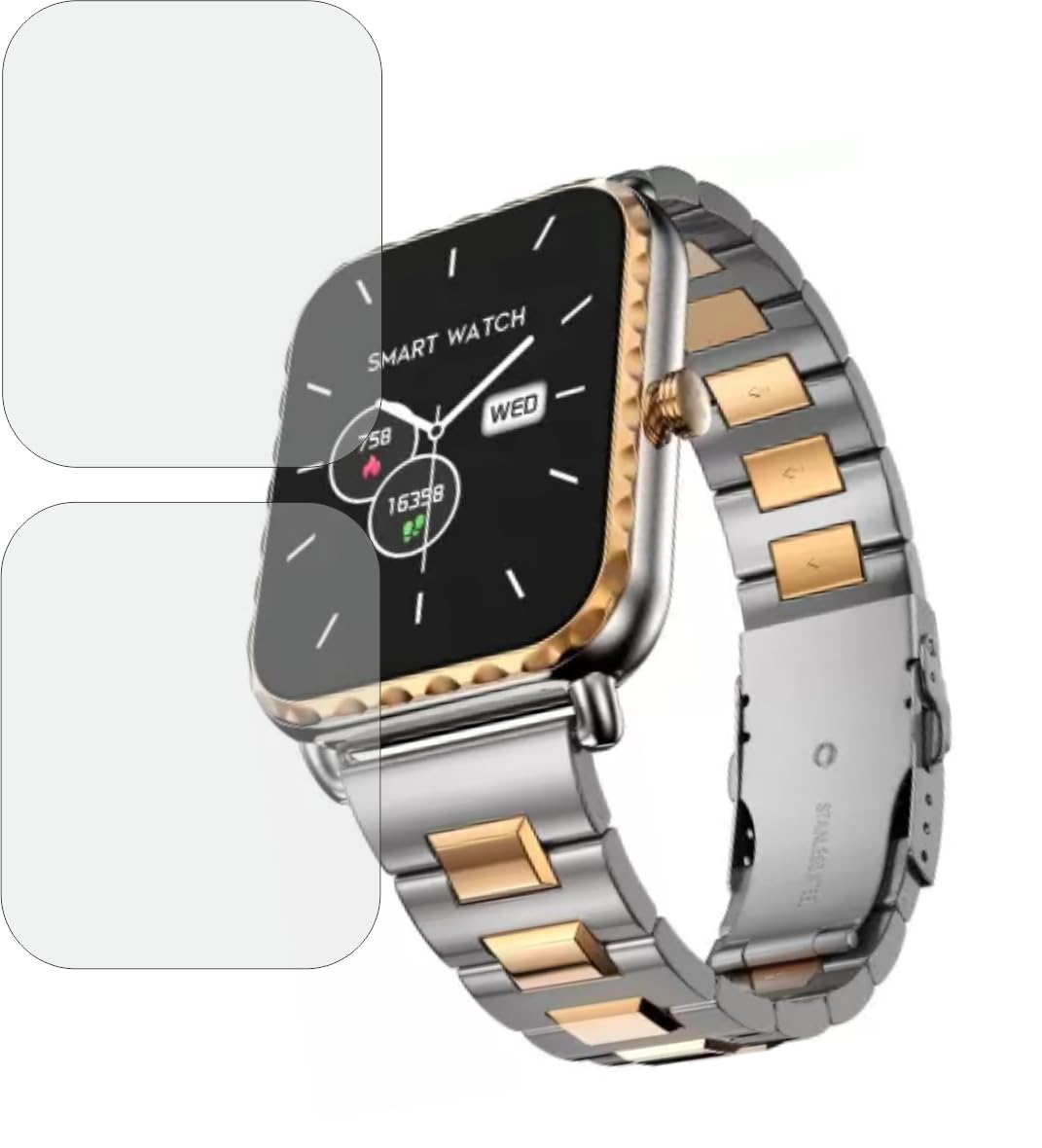 MOBLING ScreenGuard Compatible With Fire Boltt Jewel Smartwatch, Edge to Edge TPU Fiber Screen Protector not a Tempered Glass (Pack of 2) (B0CN1N6T4H) Amazon Price History, Amazon Price Tracker