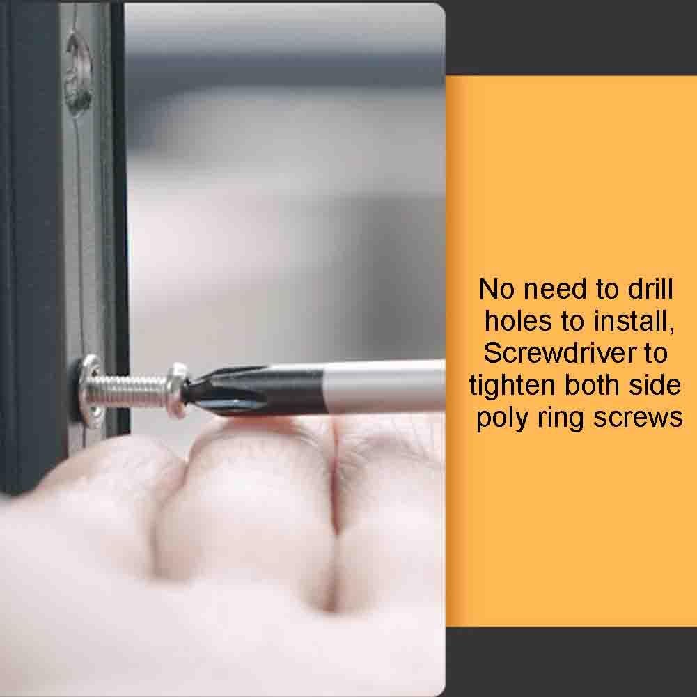 Barras de seguridad para niños, parrilla de seguridad para el hogar resistente para evitar caídas accidentales, ideal para ventanas a prueba de niños