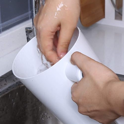 Miniatura 7 de SHANSHAN Tamiz de harina Tamiz eléctrico Cocinar Acero inoxidable Malla Shaker Tortas de cocina Azúcar Mano Taza Forma de Taza Herramienta para