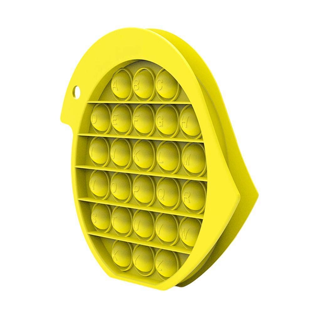 Push pop Bubble Sensory Toy,Autism Special Needs Stress Reliever Silicone Stress Reliever Toy, Squeeze Toy for Kid and Adult KKGGS