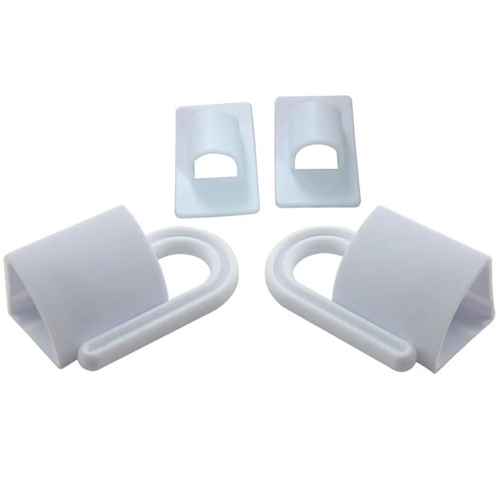2Pcs Lock Door Stopper Security Safe Hand Gate Furniture Accessories