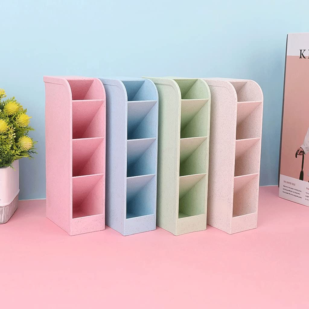 Portalápices multifunción NUEVO portalápices inclinado Caja de almacenamiento de papelería Moda creativa Portalápices de escritorio multifuncional Oficina (con 20 * 5 cm) ( Color : Roze , Size : 20*5C