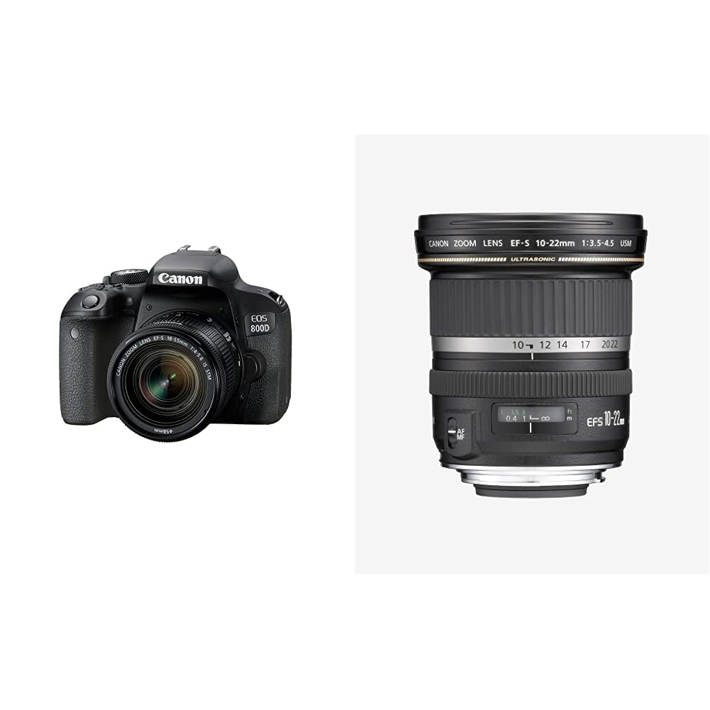 EOS 8000D ＋ EF-S 18-55mm F4-5.6 IS STM Canon EOS 800D EF-S 18-55mm F4-5.6 IS STM lens - 24.2 MP, DSLR