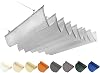 Customizable Outdoor Shade Sails, Retractable Wave Canopy Pergola Cover, UV Resistant Sun Protection Canopy Cover With Mounting Kit For Patio Porch Garden