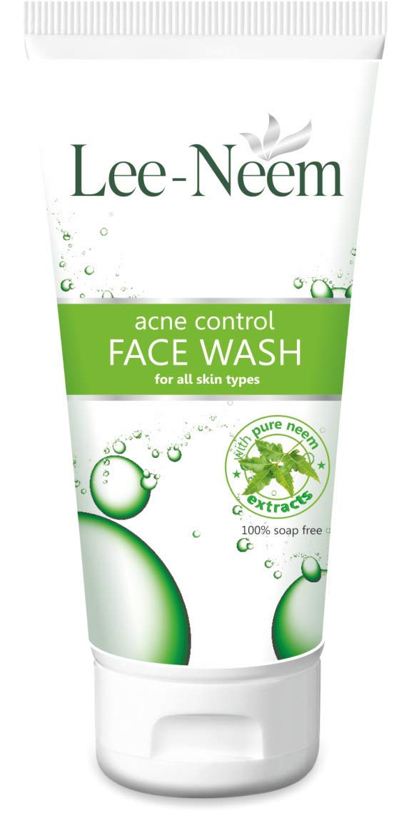 Lee Neem Anti Acne Facewash 70g with Pure Neem & Aloe Vera Extracts for Oil Control & Breakouts | Soap-Free, Dermatologically Safe & No Parabens (Pack of 3)