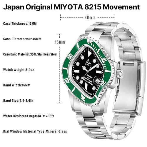 ILLIMITE-Schmelzende-Automatikuhren-fuer-Herren-japanisches-Miyota-8215-selbstaufziehendes-mechanisches-Uhrwerk-Damenuhr-wasserdicht-Edelstahl-Kunst-surrealistische-Armbanduhren-Pea001 - sparfuchs24.io – Top Angebote, Tests & Preisvergleiche