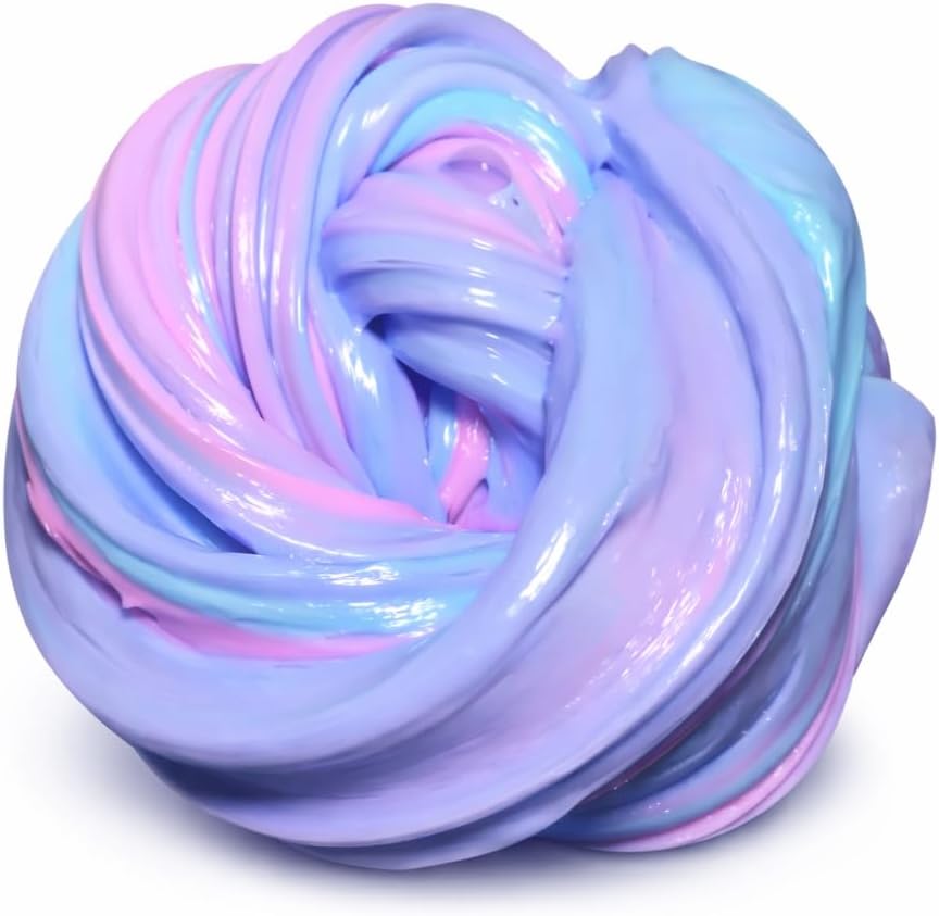 Slime for Kids (Pink & Purple) – Super Soft Stretchy Slime Toy | Non-Sticky, Low Odor Putty | Creative Play & Stress Relief