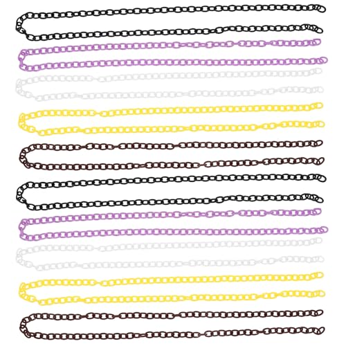 [DECHOUS] �v�����̎���`�F�[�������N10�Z�b�g �A�N�Z�T���[�p�̑��p�r�p�[�c �l�b�N���X��u���X���b�g���ɍœK�ȃA�\�[�g�J���[�̌y�ʑf�� �W���G���[����◷�s�V�[���ɕ֗�