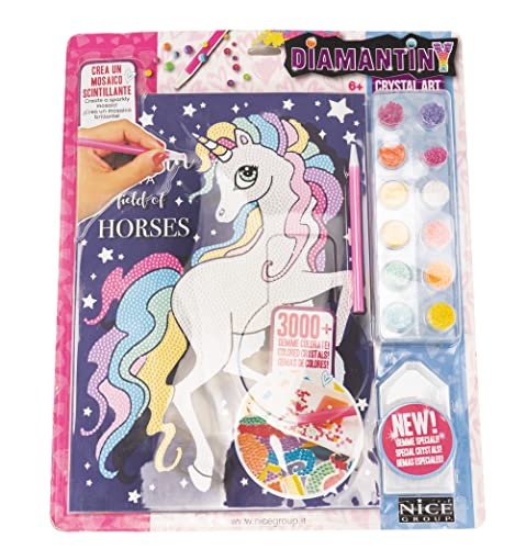 DIAMANTINY Nice Group Design Art, Diamond Painting, 1 Quadro Essere Unicorno - 90020
