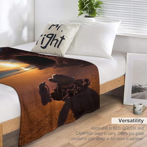 Manta de franela con estampado 3D suave para tardes de sofá en el salón 7