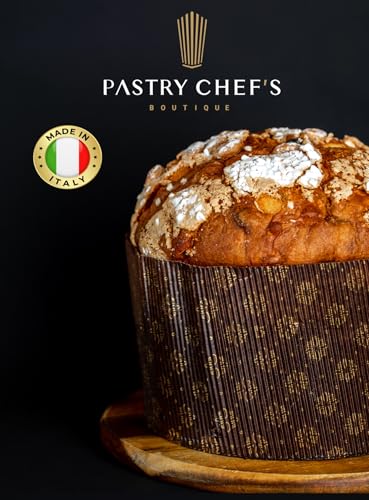 Pastry Chef's Boutique Deluxe Corrugated Panettone Paper Pan Mold - Small - 500gr - 5-1/4