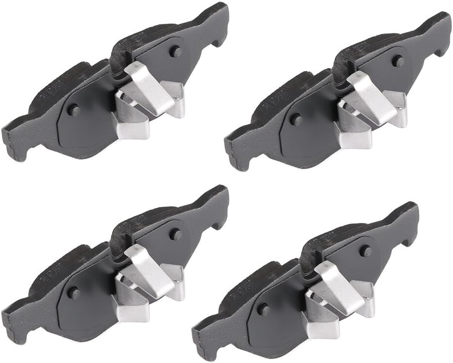 AUTOMUTO 4PCS Rear Semi-Metallic Disc Brake Pads Set D1171 For BMW 128i 323i 325i 325xi 328i 328i xDrive 328xi X1