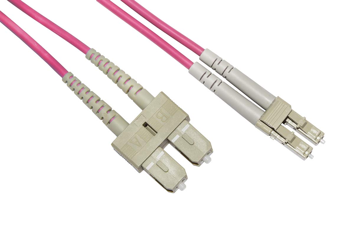 LINK LKLCSC4505 Fibre Optic Cable LC A SC Multode Duplex OM4 50/125 MT.5, Purple, 5 metres