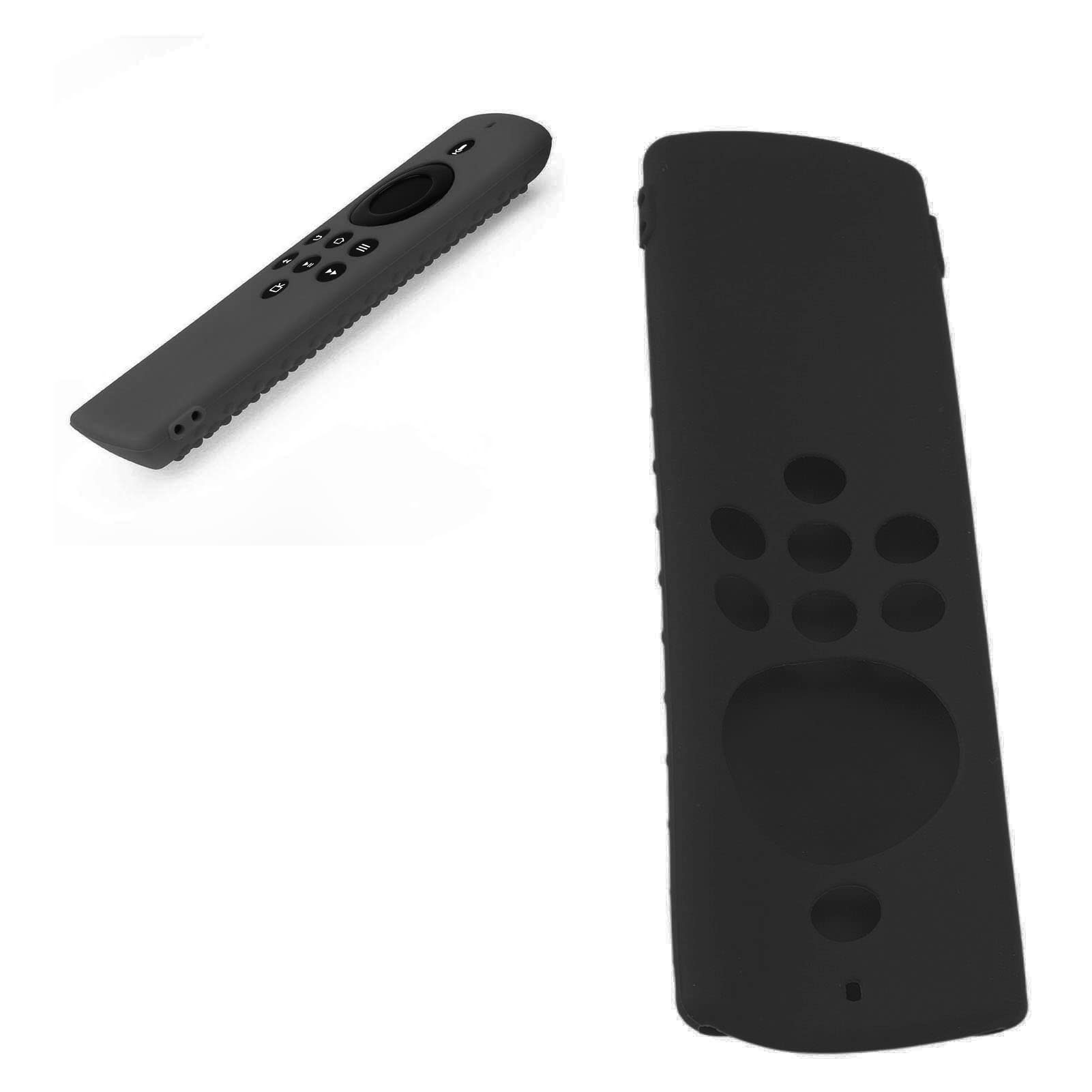 Funda protectora para Stick con control remoto, funda protectora de silicona lavable a distancia, a prueba de golpes, protección de control remoto para Stick Lite negro (vestido de