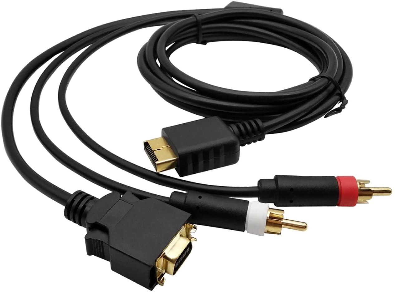 Amazon | KKZAKKA PS3/PS2用 D端子ケーブル、プレイステーション2/3で