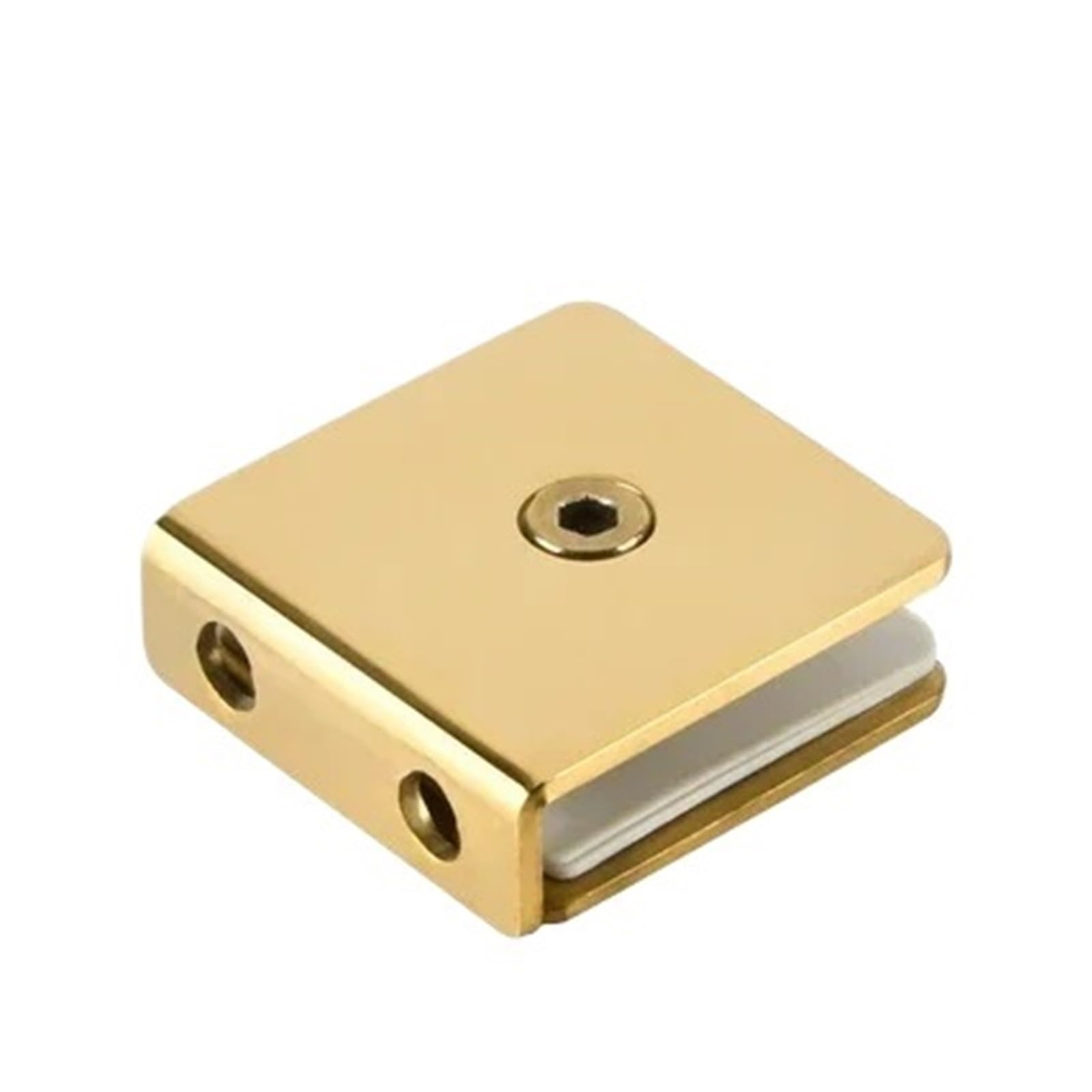 Padgcnor Gold 0 Degrees Bathroom Glass Door Hinges Stainless Steel Glass Clip Gold Fixed Bathroom Door Code Corner Partition Shower Room Link(Gold 0 Degrees)