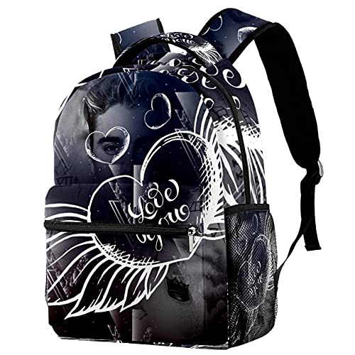 Sac à dos d'école motif carte de pirate multicolore pour homme et femme