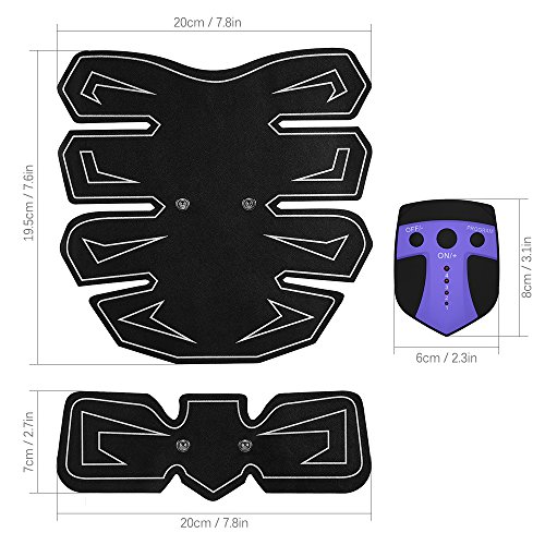 Treinador de fitness, Romacci Abdominal Muscle Trainer Smart Body Building Fitness ABS para abdômen,