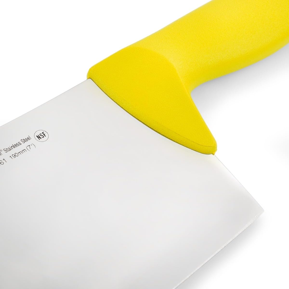 Arcos Couteau à Viande en Acier Inoxydable Nitrum 190 mm – Couteau de Boucher Professionnel avec Poignée Ergonomique en Polypropylène – Jaune, Série 2900