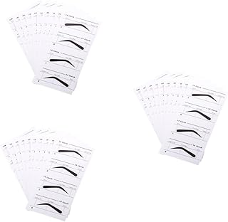 فوميز. 30 قطعة من قوالب الحواجب ووصلات الحواجب والمرايا الصغيرة للحرف اليدوية، مجموعة استنسل للحواجب، مجموعة استنسل للحواجب مع استنسل للحواجب