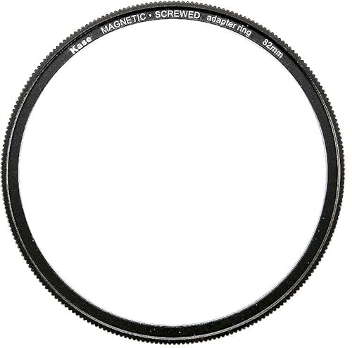 Kase 82mm DIY Female Adapter Ring Converts Conventional Screw-in Filter to Magnetic