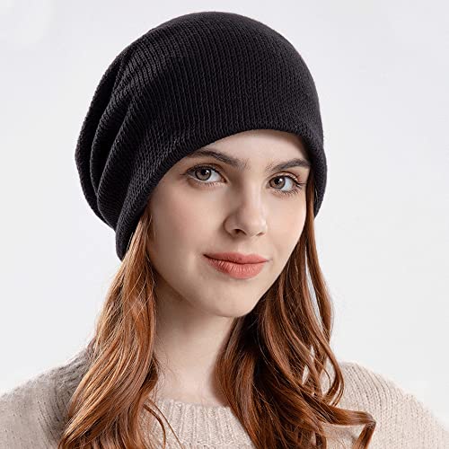 Bonnet tricot doux protégeant du froid sans gratter le front - 4