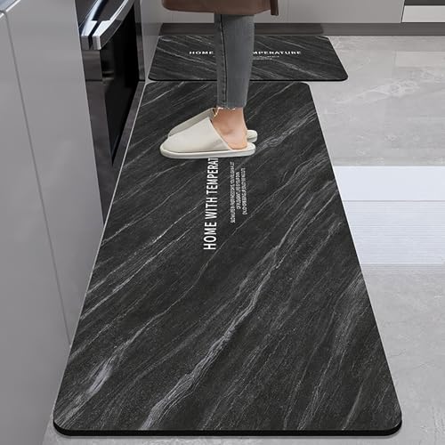 Tapis antidérapant surdimensionné à séchage rapide pour la maison
