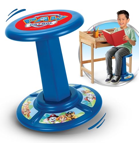 Image of JAKKS Pacific Kid's Paw Patrol Wiggle Stool Wobble Stools for Seating - Active Learning Stool for Kids, Sitting Balance Chair, Kids Stand Up Stool, Seating Wobble Chair