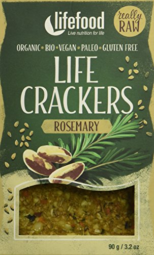 lifefood Life Crackers Rosmarin, 2er Pack (2 x 90 g) Cover