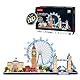3D Puzzle Kinder - London LED City Line | 3D Puzzle Erwachsene | Modellbausatz Erwachsene | Geschenk Für Kinder Ab 8 Jahre | 186 Stücke | DIY