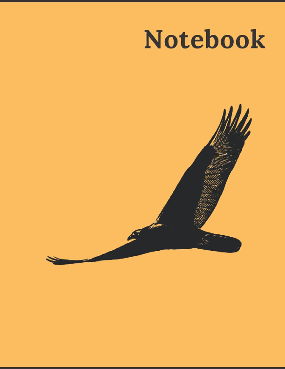 Notebook: Bird Series - Soaring Bird | Ruled Notebook with Soft Cover | 90 GSM Thick White Paper (Notebooks - Cover Theme : Bird Series)