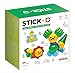 Stick-O magnetische Bausteine für Kinder ab 1 Jahre, kreatives Konstruktionsspielzeug, Lernspielzeug mit Magnet, Waldfreunde Set für Mädchen und Jungen, Montessori Spielzeug, 16 Teile Set,
