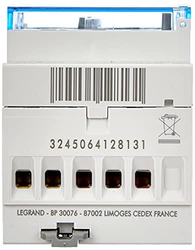 412813 Interrupteur horaire Legrand - Avec réserve de marche - Analogique - Cadran horizontal - 16A -230V
